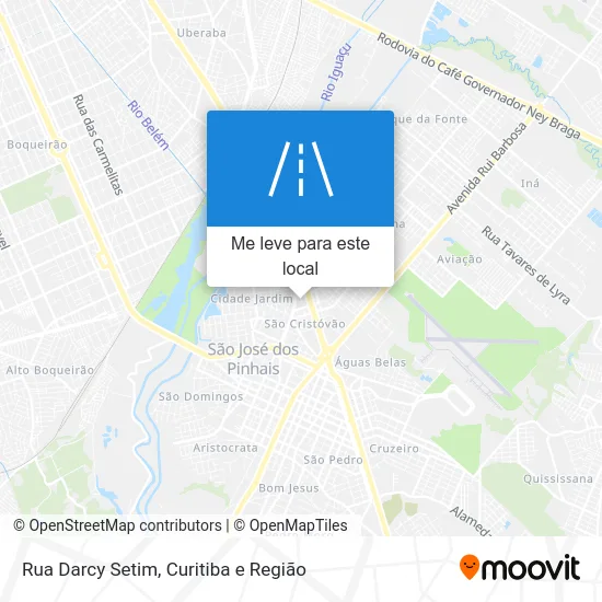 Rua Darcy Setim mapa