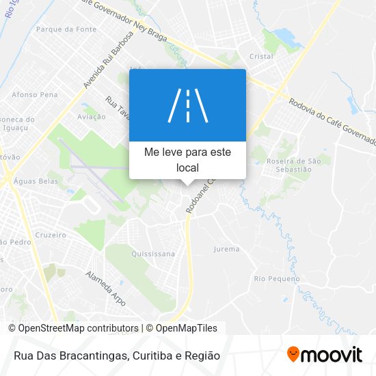 Rua Das Bracantingas mapa