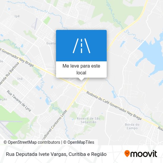 Rua Deputada Ivete Vargas mapa