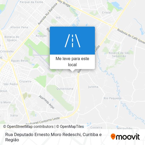 Rua Deputado Ernesto Moro Redeschi mapa