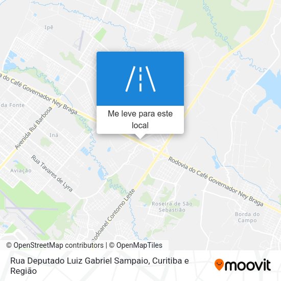 Rua Deputado Luiz Gabriel Sampaio mapa