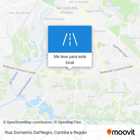 Rua Domarino Dal'Negro mapa