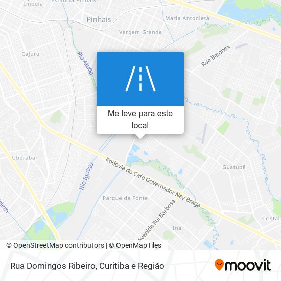 Rua Domingos Ribeiro mapa