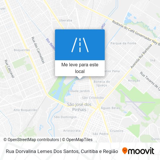 Rua Dorvalina Lemes Dos Santos mapa