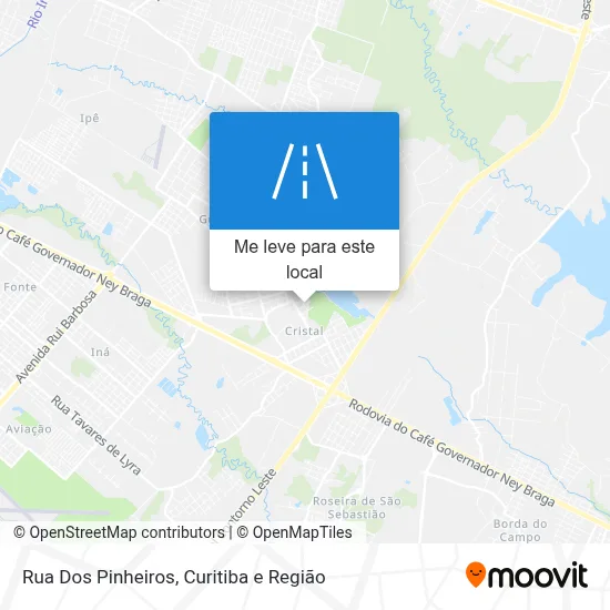 Rua Dos Pinheiros mapa