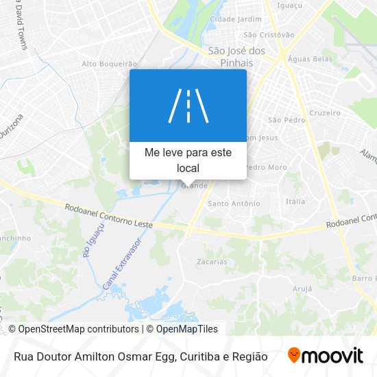 Rua Doutor Amilton Osmar Egg mapa