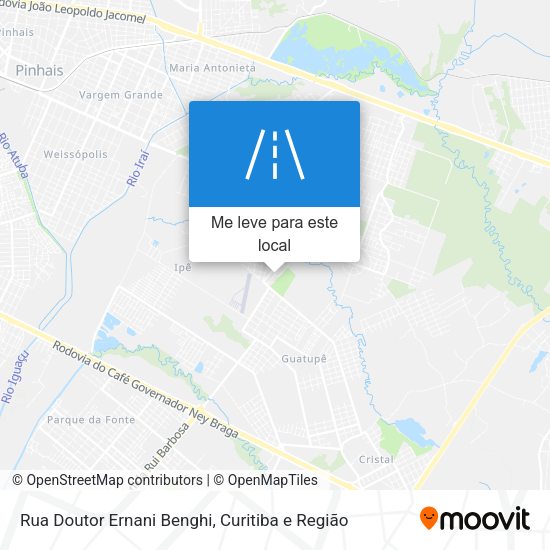Rua Doutor Ernani Benghi mapa