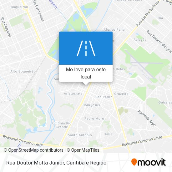 Rua Doutor Motta Júnior mapa