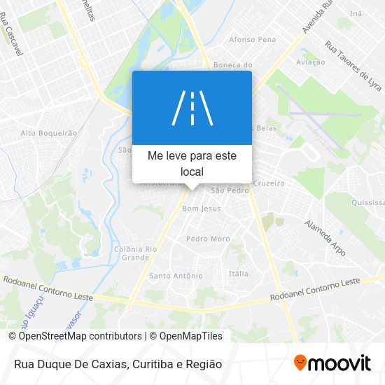 Rua Duque De Caxias mapa