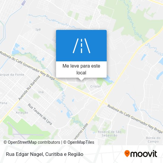Rua Edgar Nagel mapa