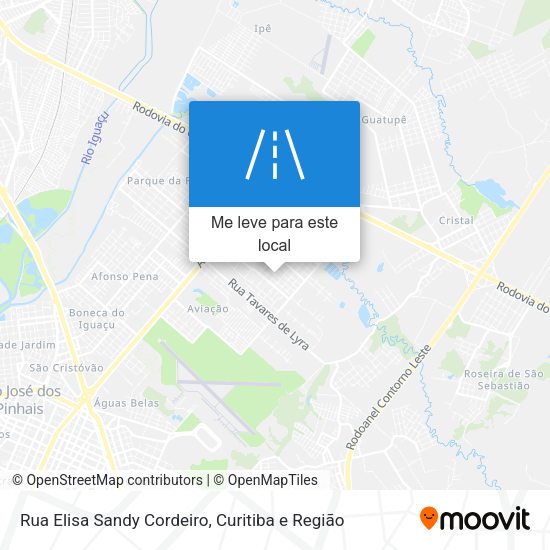 Rua Elisa Sandy Cordeiro mapa