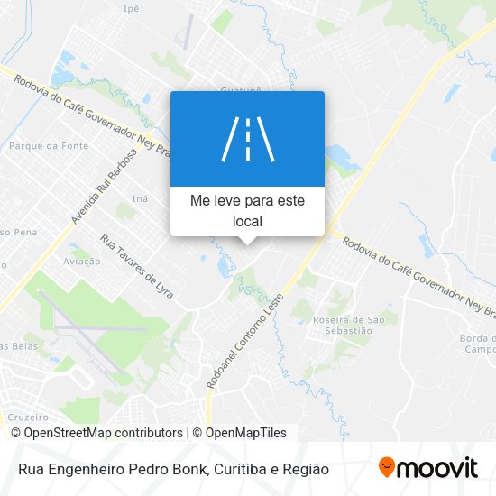 Rua Engenheiro Pedro Bonk mapa