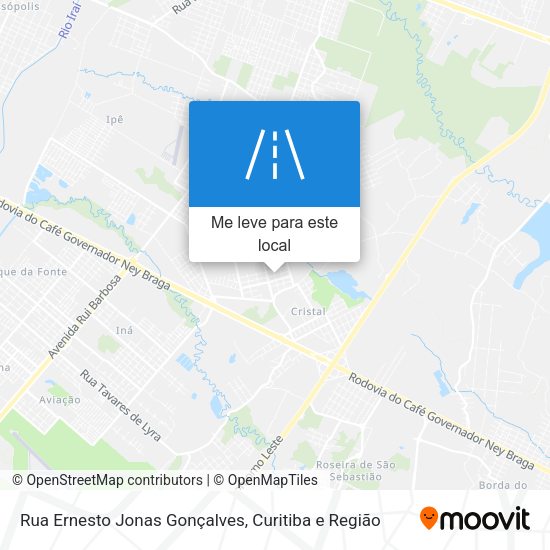 Rua Ernesto Jonas Gonçalves mapa