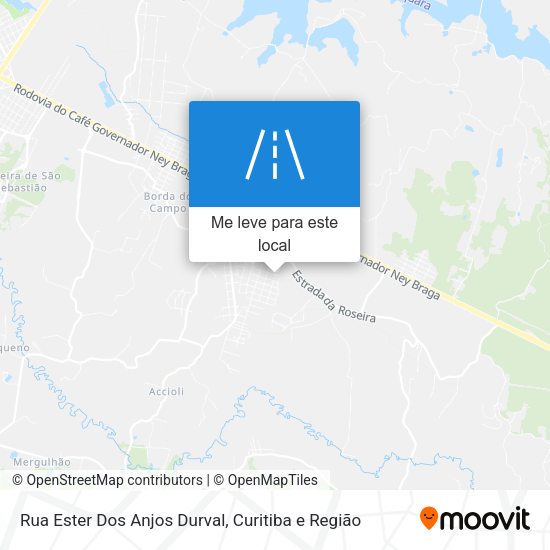 Rua Ester Dos Anjos Durval mapa