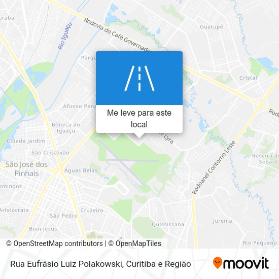 Rua Eufrásio Luiz Polakowski mapa