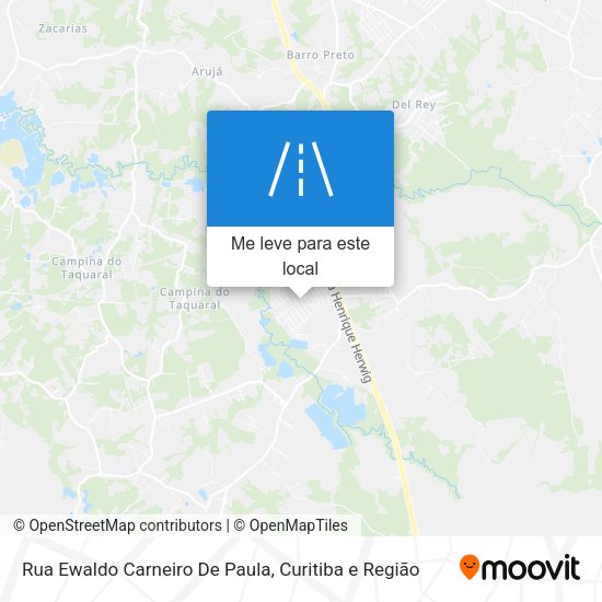 Rua Ewaldo Carneiro De Paula mapa