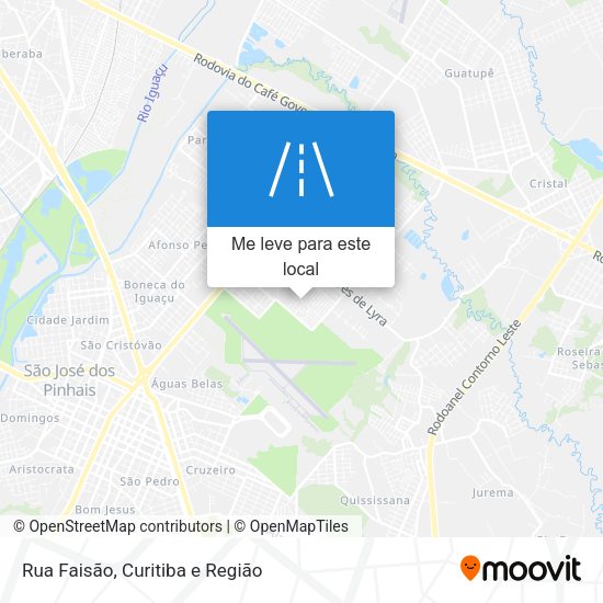 Rua Faisão mapa