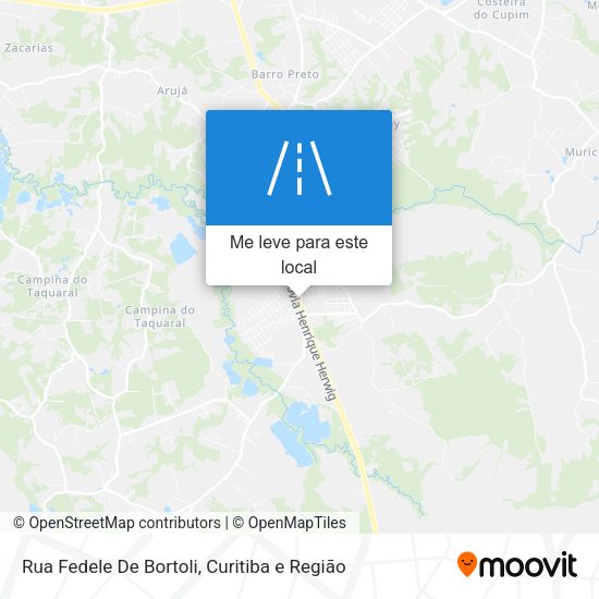 Rua Fedele De Bortoli mapa