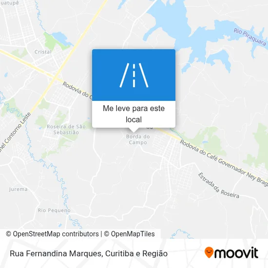 Rua Fernandina Marques mapa