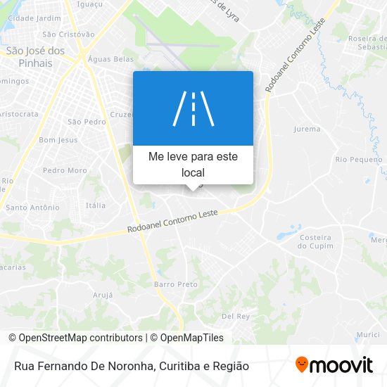 Rua Fernando De Noronha mapa