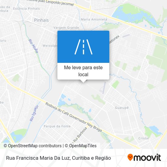 Rua Francisca Maria Da Luz mapa