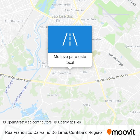 Rua Francisco Carvalho De Lima mapa