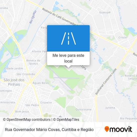 Rua Governador Mário Covas mapa