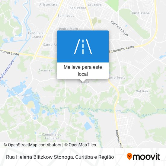 Rua Helena Blitzkow Stonoga mapa