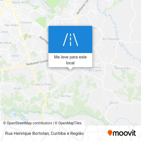 Rua Henrique Bortolan mapa