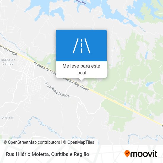 Rua Hilário Moletta mapa