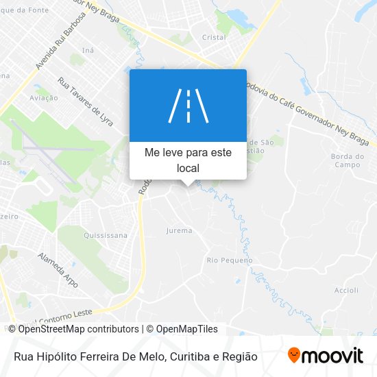 Rua Hipólito Ferreira De Melo mapa