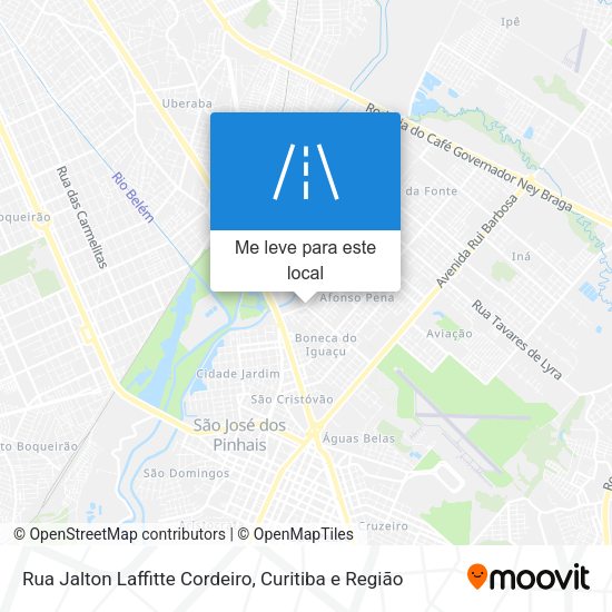 Rua Jalton Laffitte Cordeiro mapa