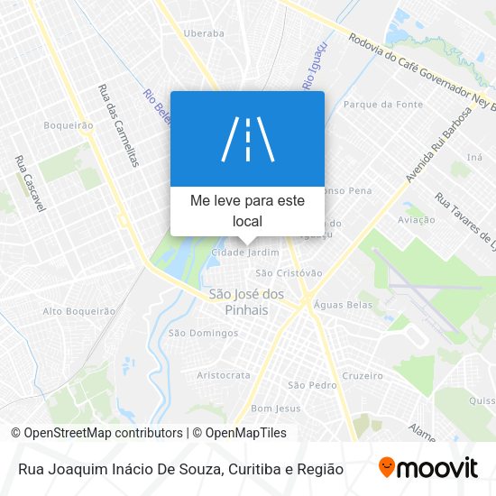 Rua Joaquim Inácio De Souza mapa