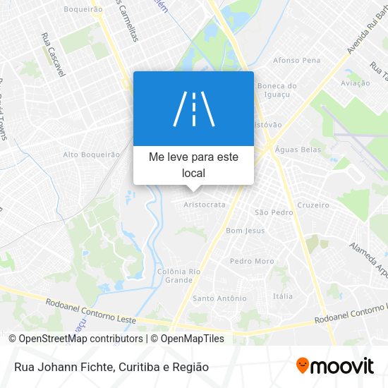 Rua Johann Fichte mapa