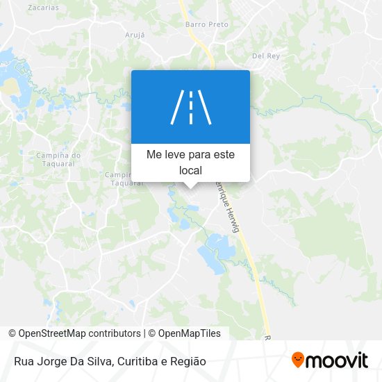 Rua Jorge Da Silva mapa