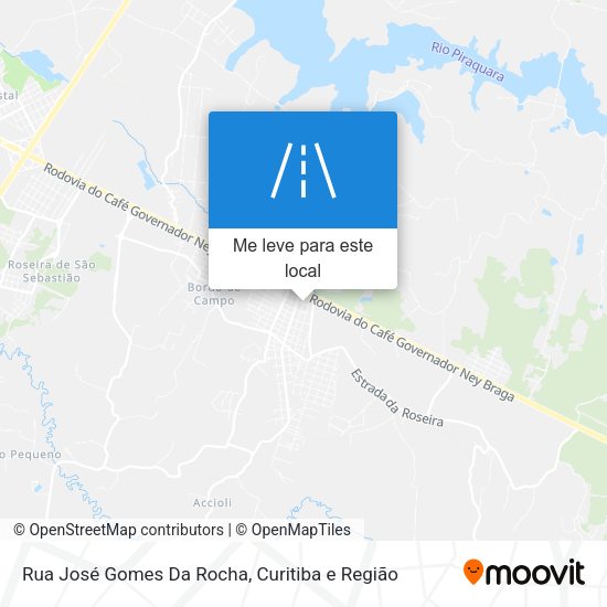 Rua José Gomes Da Rocha mapa