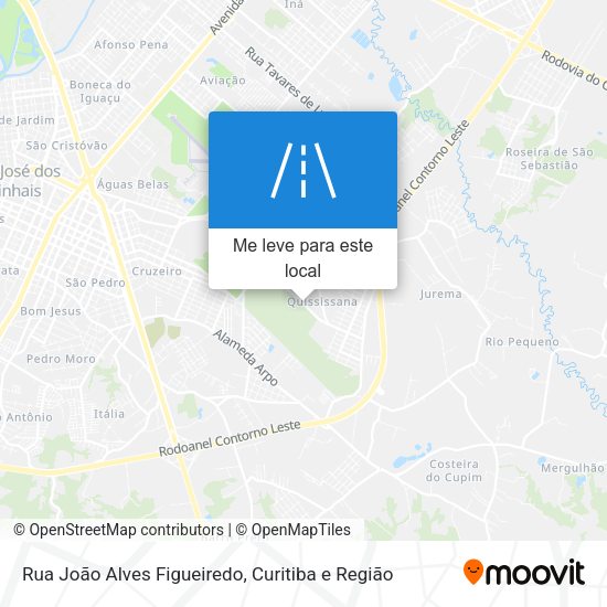 Rua João Alves Figueiredo mapa