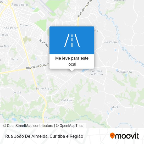 Rua João De Almeida mapa