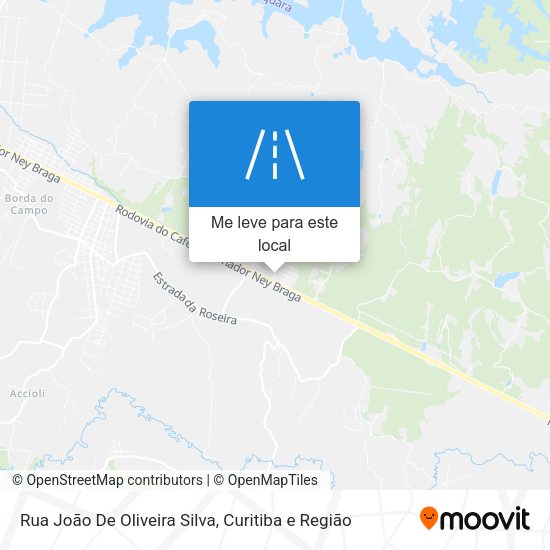 Rua João De Oliveira Silva mapa