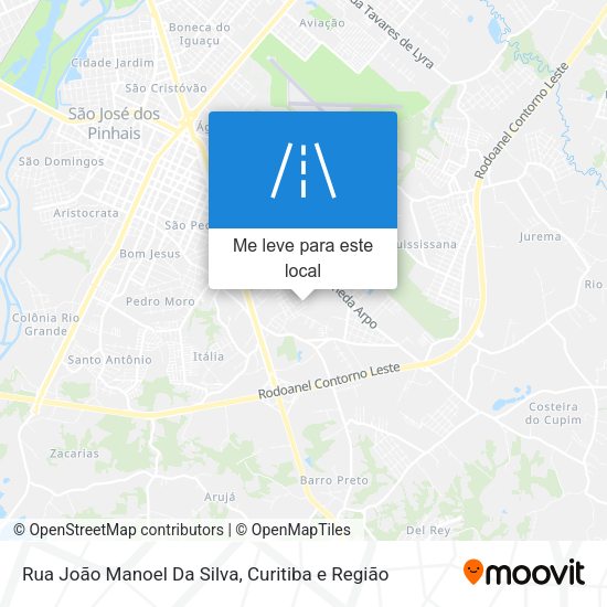 Rua João Manoel Da Silva mapa