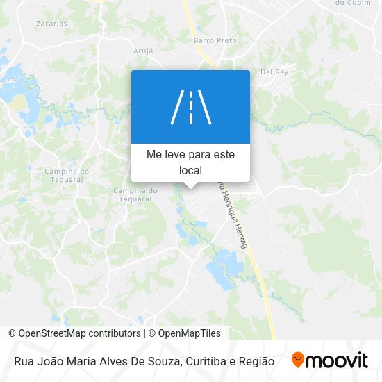 Rua João Maria Alves De Souza mapa