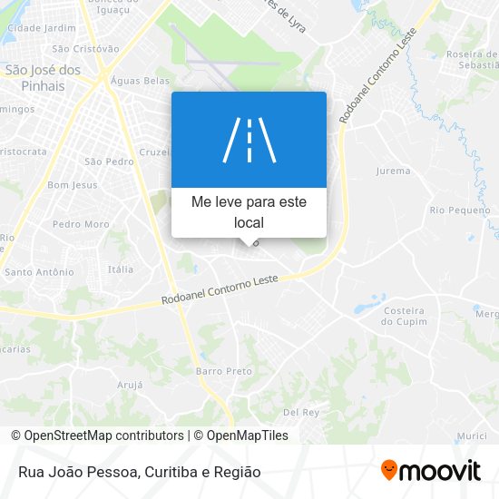 Rua João Pessoa mapa