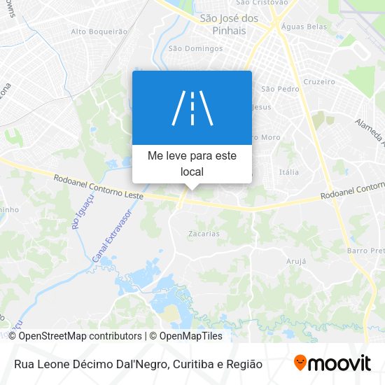 Rua Leone Décimo Dal'Negro mapa