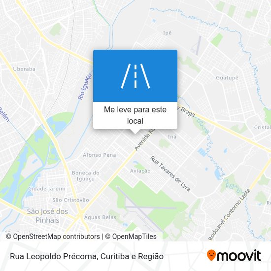 Rua Leopoldo Précoma mapa