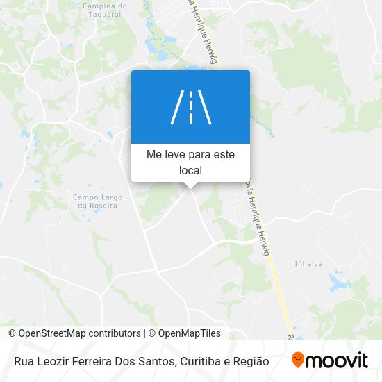 Rua Leozir Ferreira Dos Santos mapa