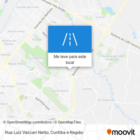 Rua Luiz Vaccari Netto mapa