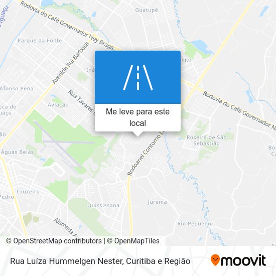 Rua Luíza Hummelgen Nester mapa