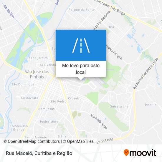 Rua Maceió mapa