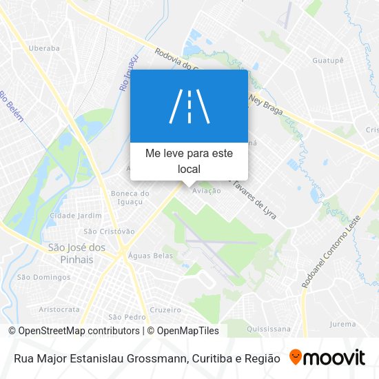 Rua Major Estanislau Grossmann mapa