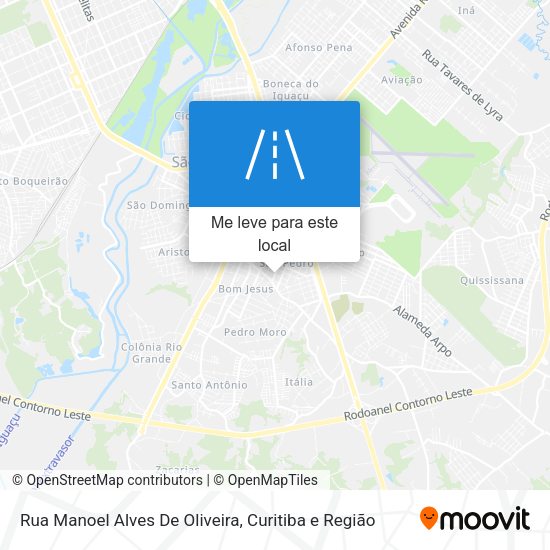 Rua Manoel Alves De Oliveira mapa